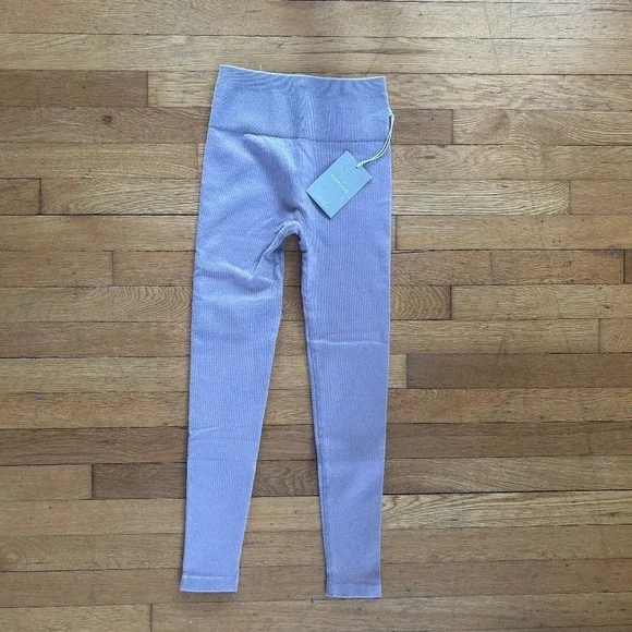 Everlane Seamless Legging XS/S Light Purple Compression Workout High Waisted - Picture 14 of 14